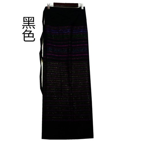 高档精品半裙筒裙少数民族服装傣族服装茶艺师美容师制服均码棉