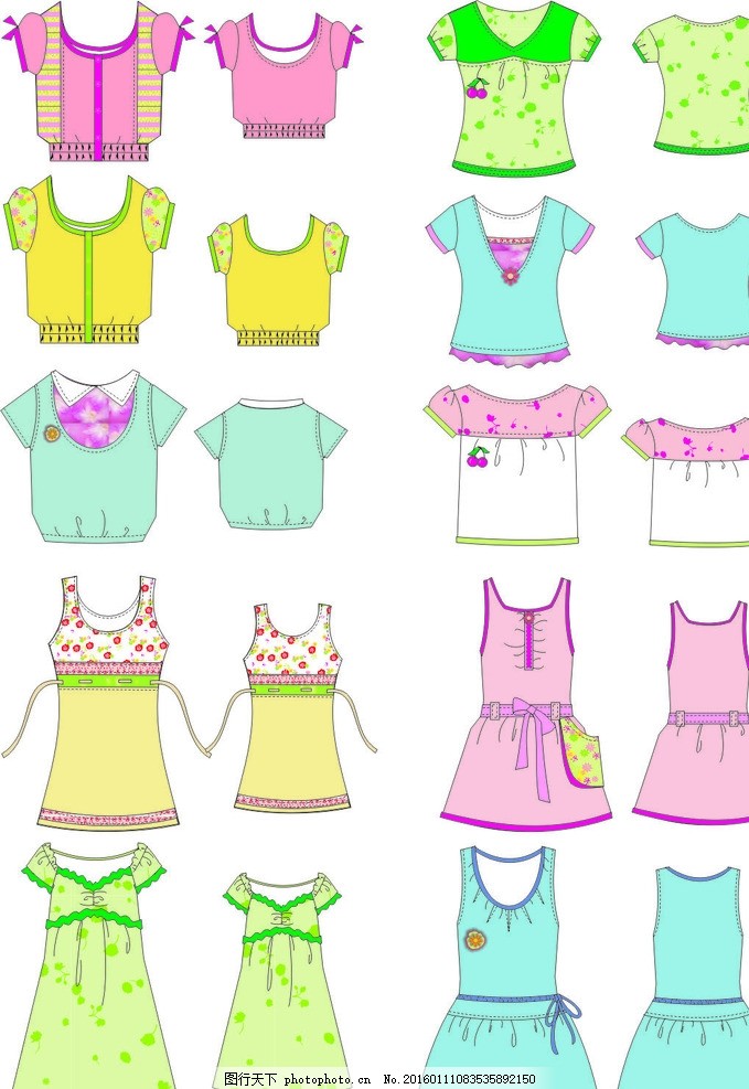 时尚与美的视觉呈现 衣服矢量图在化妆品销售中的创新应用